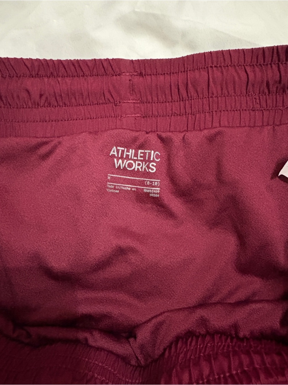 Athletic Works Women's Maroon Athletic Shorts - Picture 5 of 5